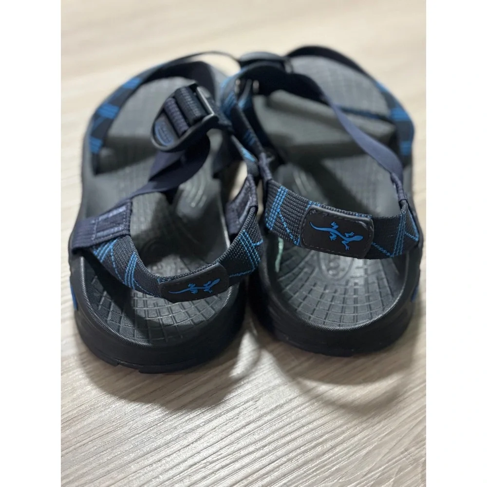 Chaco Z1 Classic‎ Mens Sandals Navy Blue Geometric Strappy Sport Shoes Size 13